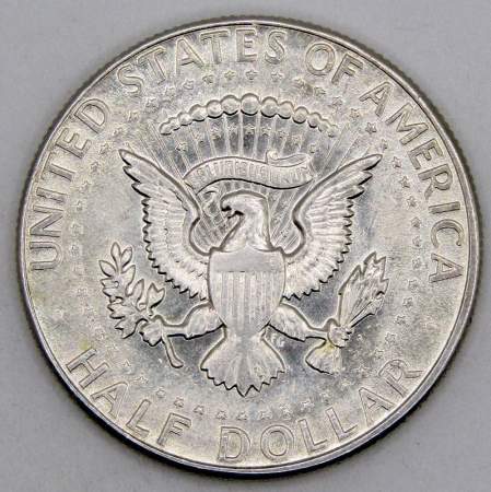 Монета 50 центов США «Кеннеди» 1967 года серебро 400 пробы, арт 6