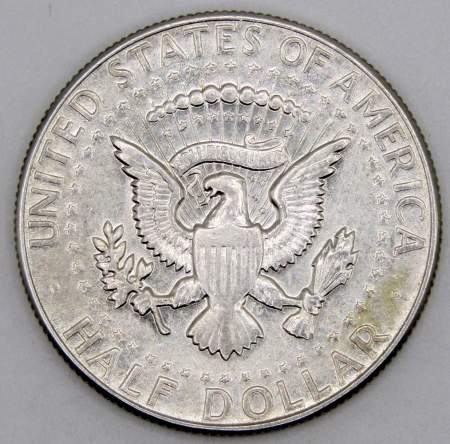 Монета 50 центов США «Кеннеди» 1966 года серебро 400 пробы, арт 4