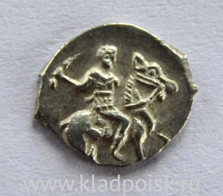 Денга Иван IV Васильевич Грозный (чешуя), серебро, до 1547 года, арт 18
