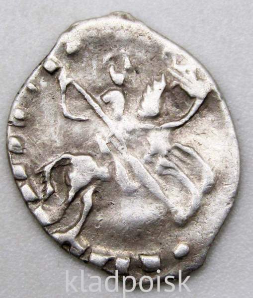 Копейка (чешуя) серебро Иван IV Васильевич Грозный, Новгородский денежный двор, ГКХ № 7