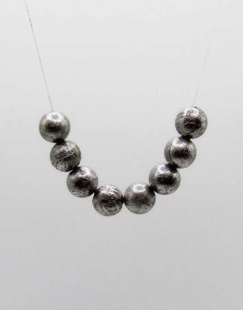 Шар 8 мм с отверстием из метеорита Aletai