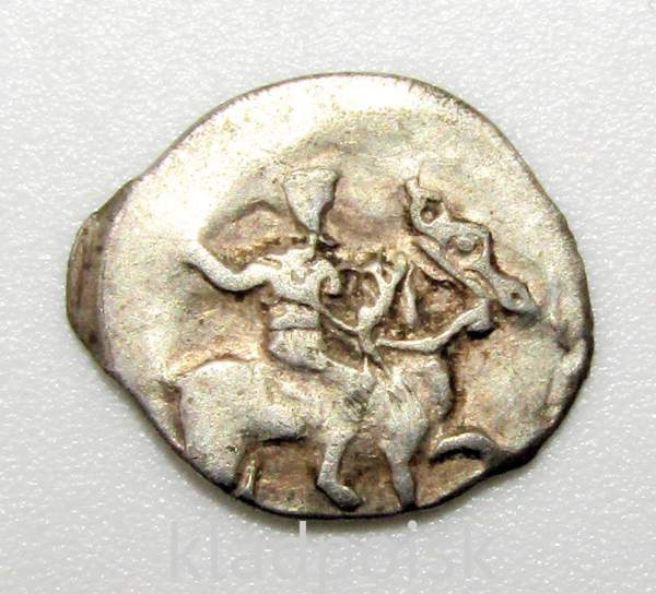 Денга Иван IV Васильевич Грозный (чешуя), серебро, Москва, до 1547 года, ГКХ № 62