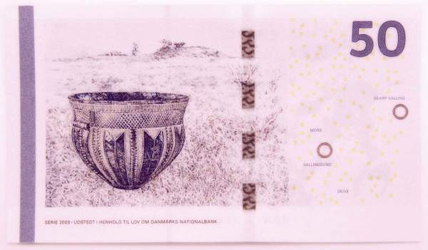 Банкнота 50 крон 2009 Дания