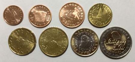 Годовой набор монет Евро Словения 2007