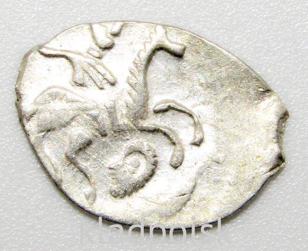 Денга Иван III Васильевич (чешуя), серебро, Тверь, ГП № 8060D