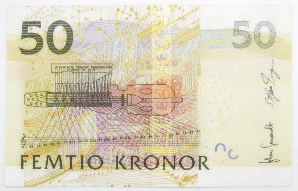 Банкнота 50 крон 2008 года Швеция