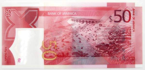 Банкнота 50 долларов 2022 года - 60 лет независимости - Ямайка Банкнота 50 долларов 2022 года - 60 лет независимости - Ямайка