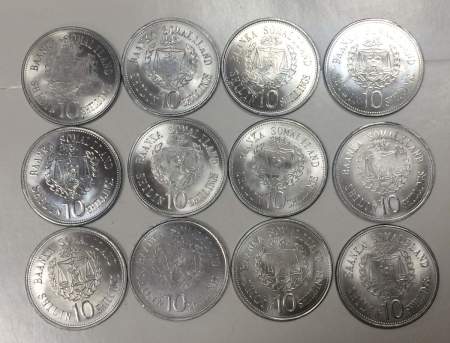 Полный набор монет 10 шиллингов Сомалиленд серии «Китайский гороскоп»