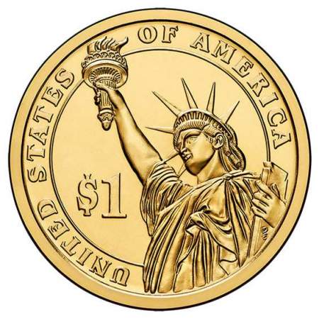 Монета 1 доллар США (2016) 37-й Президент Ричард Милхауз Никсон