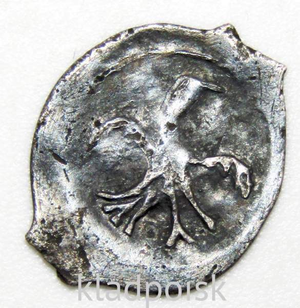 Полушка (1/4 копейки) серебро Иван IV Васильевич Грозный 1533-1584 гг. Москва, арт 2