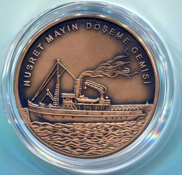 Набор монет 2,5 лиры Турция 2015 «Военные корабли», 5 монет