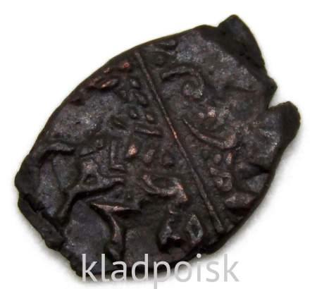 Копейка медь Алексей Михайлович (чешуя), Медный бунт, Москва, Новый монетный двор, арт 22