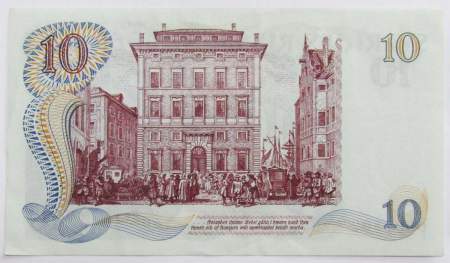 Банкнота 10 крон 1968 года Швеция