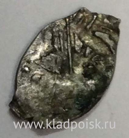 Копейка серебро Петр I Алексеевич (чешуя), 1696-1725 гг.  Арт. 6