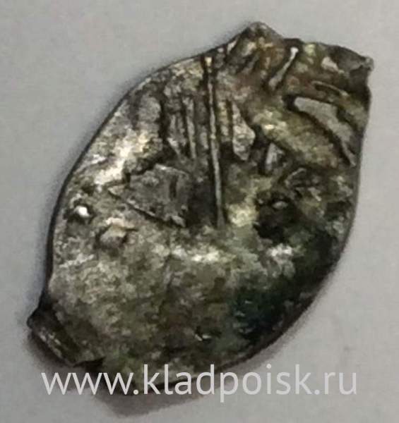 Копейка серебро Петр I Алексеевич (чешуя), 1696-1725 гг.  Арт. 6