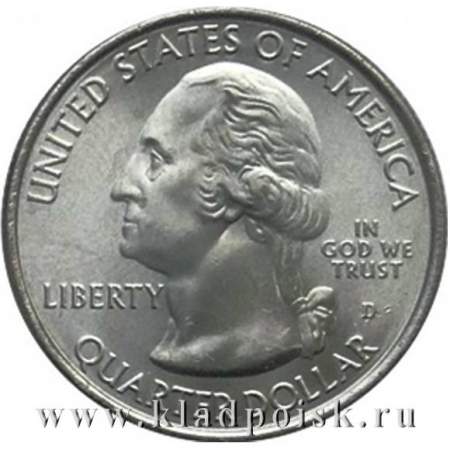 Монета 25 центов Национальный парк Олимпик, монетный двор D