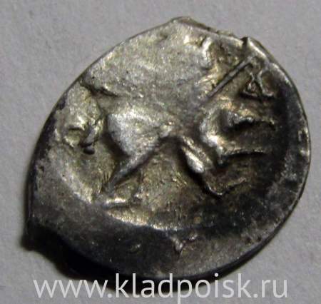 Копейка (чешуя) серебро Иван IV Васильевич Грозный 1533-1584 гг., Псковский денежный двор, арт 9