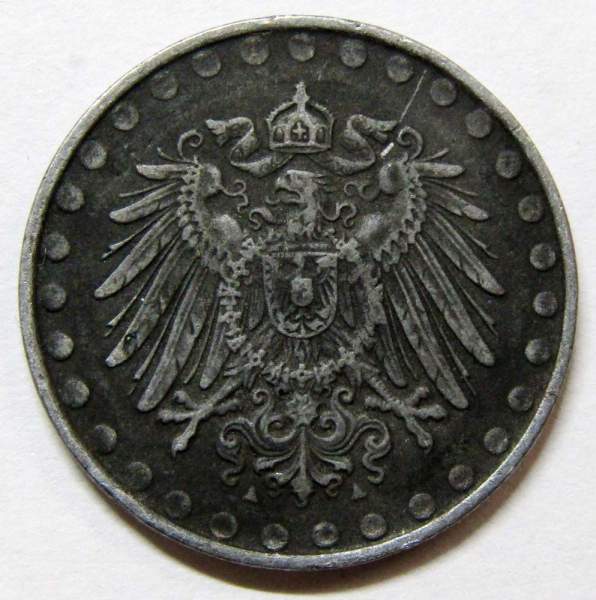 Монета 10 пфеннигов Германия 1917