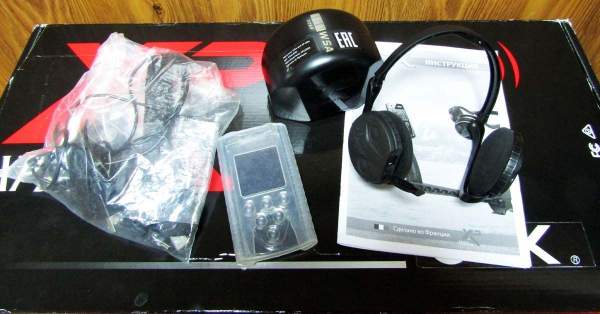 Б/у металлоискатель XP ORX 5.2 с катушкой x35 28 см, блок, наушники WSA