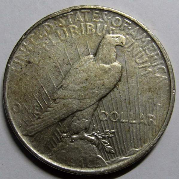 Монета 1 доллар США «Мир» 1923 года, Серебро 900 пр., арт 3 Монета 1 доллар США «Мир» 1923 года, Серебро 900 пр., арт 3