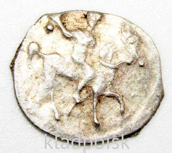 Денга Иван IV Васильевич Грозный (чешуя), серебро, Москва, арт 3 Денга Иван IV Васильевич Грозный (чешуя), серебро, Москва, арт 3