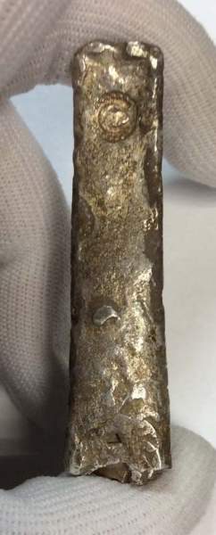 Половина гривны (рубль), 1 четверть XIV века, серебро, 2 клейма