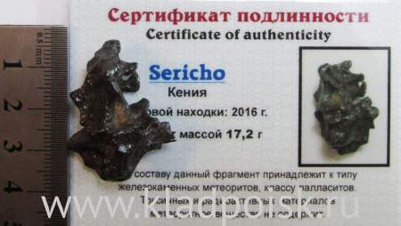 Осколок метеорита Sericho (арт 35)