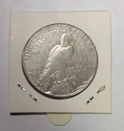 Монета 1 доллар США «Мир» 1926 года, Серебро 900 пр.