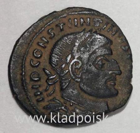 Монета Римской Империи Император Флавий Валерий Константин I, 273-337 гг.