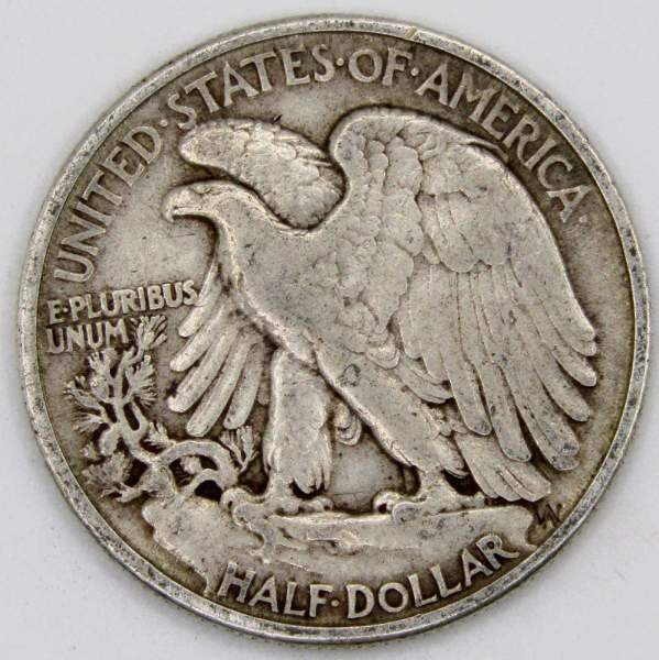 Монета 50 Центов США «Шагающая свобода» 1939 Серебро 900 пробы