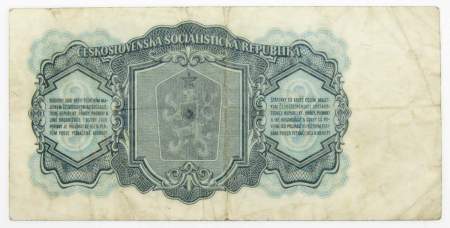 Банкнота 3 кроны 1961 года Чехословакия