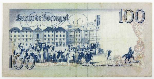 Банкнота 100 эскудо 1985 года Португалия, арт 2