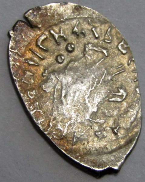 Денга Василий II Васильевич «Тёмный», серебро, Голова/всадник, арт 10 Денга Василий II Васильевич «Тёмный», серебро, Голова/всадник, арт 10