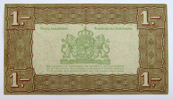Банкнота 1 гульден 1938 года Нидерланды, арт 3