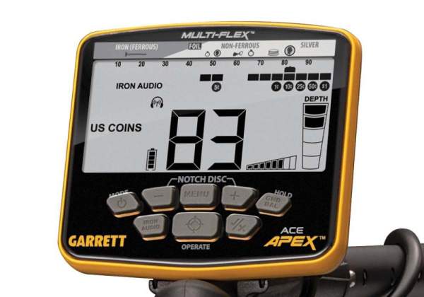 Металлоискатель Garrett ACE Apex с катушкой 8,5х11