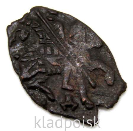 Копейка медь Алексей Михайлович (чешуя), Медный бунт, Москва, Новый монетный двор, арт 12