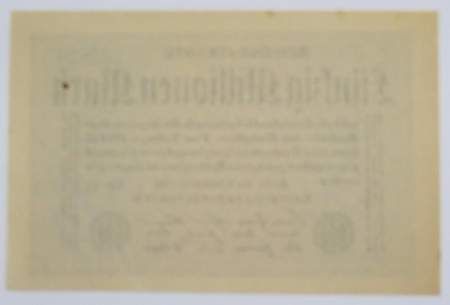 Банкнота 50 миллионов марок 1923 года - Веймарская Республика KM 109
