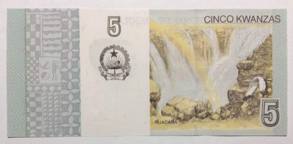 Банкнота 5 кванз 2012 года Ангола