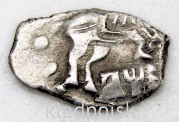 Копейка серебро Петр I Алексеевич (чешуя), 1705 год, Кадашевский денежный двор