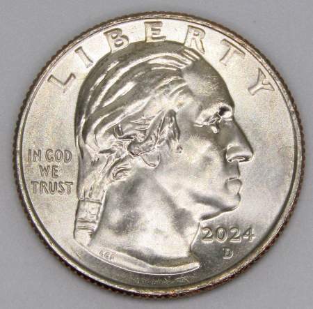 Монета 25 центов США доктор Мэри Эдвардс Уолкер из серии «Американские женщины» (2024) D