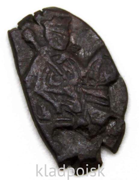 Копейка медь Алексей Михайлович (чешуя), 1655-1663 гг. Медный бунт, Псков, арт 4