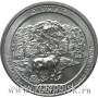 Монета 25 центов Национальный парк Олимпик, монетный двор P