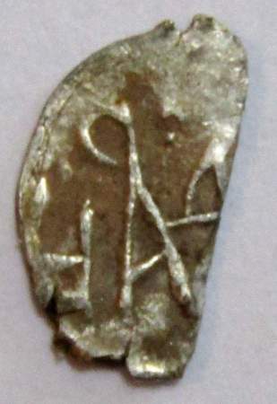 Полушка (1/4 копейки) серебро Иван IV Васильевич Грозный 1533-1584 гг. арт. 3