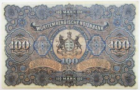 Банкнота 100 марок 1911 года - Германия
