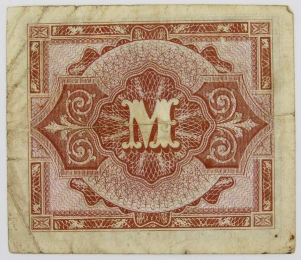 Банкнота 5 марок 1944 года, Германия, Оккупация Германии войсками союзников