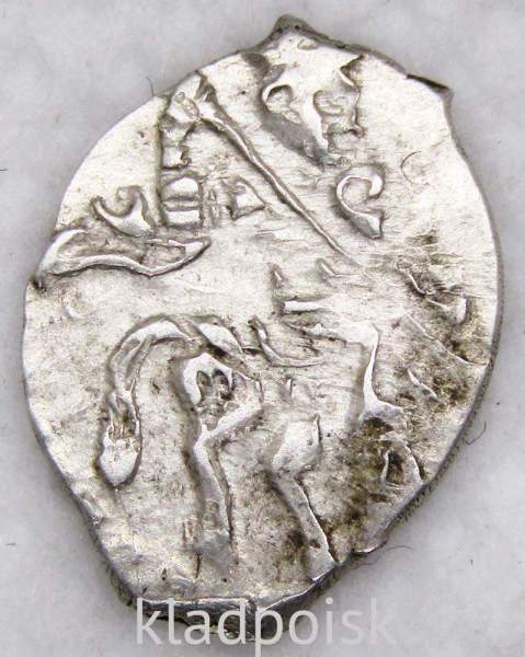 Копейка серебро Фёдор Алексеевич (чешуя), 1676-1682 гг. Москва, арт 2