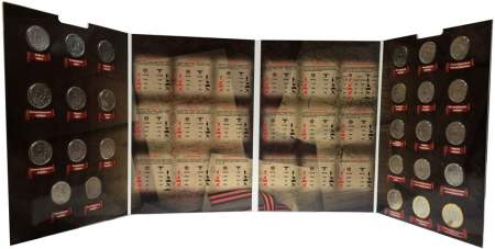 Набор монет 5 рублей, 10 рублей серии «70-лет Победы в ВОВ» и 5 рублей серии «Подвиг советских воинов, сражавшихся на Крымском полуострове в годы ВОВ» - 26 монет