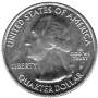Монета 25 центов Национальный исторический парк Саратога (2015), монетный двор P