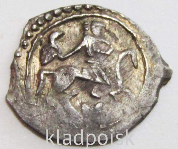 Денга Василий II Васильевич «Тёмный», серебро, Сокольник/строчник, арт 2 Денга Василий II Васильевич «Тёмный», серебро, Сокольник/строчник, арт 2