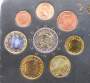 Набор регулярных монет Евро Люксембург 2005-2006 годов